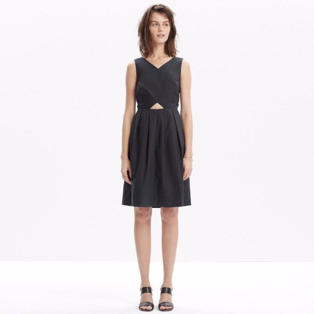 Madewell Black Cutout Sundress